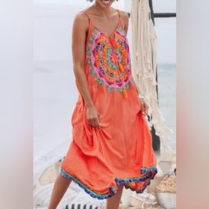 NWOT RARE Sundance RubyYaya mandala cover up dress M